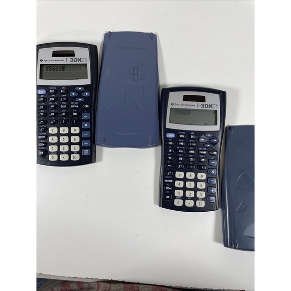 2 Pack Texas Instruments TI-30X IIS Scientific Calculator, 10-Digit LCD Tested - Picture 11 of 11